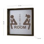 Wallity Cuadro Decorativo KZM030 Marrón y Blanco